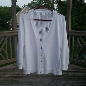 Liz Claiborne white sweater